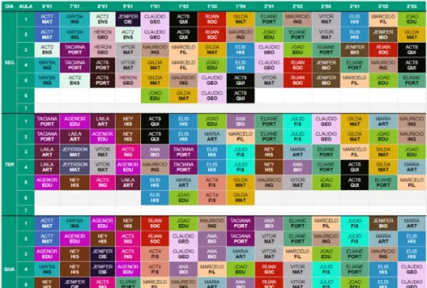 WebHorário - Sistema para Fazer Horário Escolar - Image 2