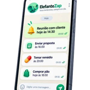 ElefanteZap – Assistente Inteligente de Lembretes pelo WhatsApp