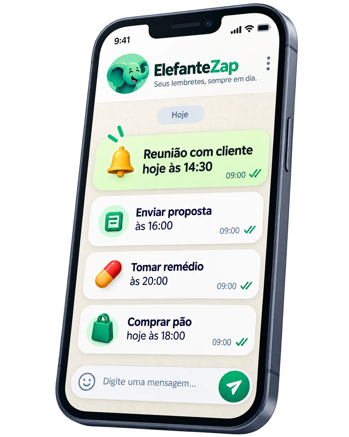 ElefanteZap – Assistente Inteligente de Lembretes pelo WhatsApp
